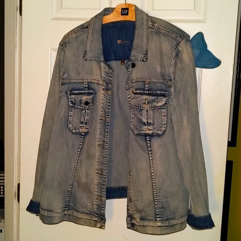 Kut from the Kloth denim jacket, 2X